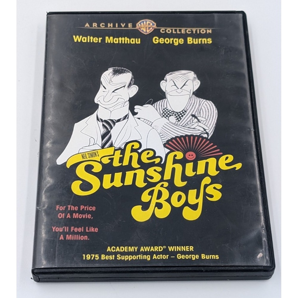 DVD The Sunshine Boys 1975 Warner Bros Archive Movie Walter Mathau George Burns